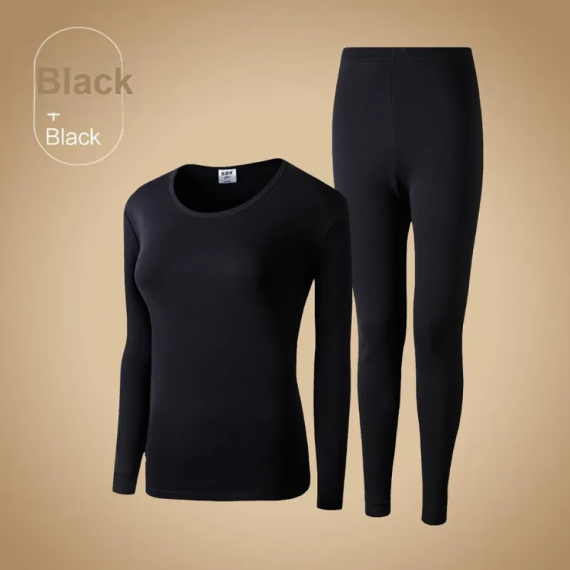 H YXIANG Thermal Set Women's Black-1