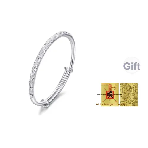 Bear Silversmith High Content Sterling Silver Sterling Silver Bangle Women's