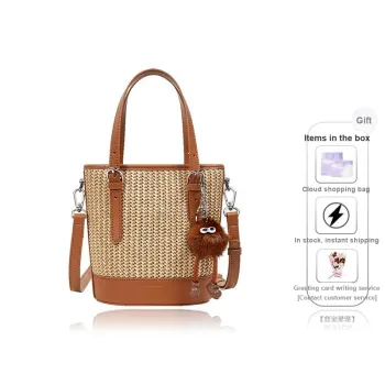 Teenmix Fabric Crossbody One Shoulder Handbag Women's Multicolor