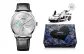 Silver Case Silver Dial Black Belt