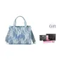 Lace Blue White