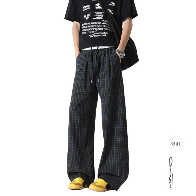 NOAHGIGI Casual Pants Unisex Navy Blue Comes With-0