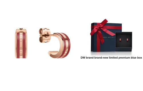 Daniel Wellington DanielWellington Accessories Alloy Stud Earrings Unisex Red
