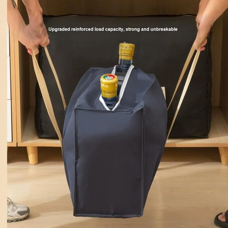 Yan Family Home Storage Bags Navy Blue \ Black-4