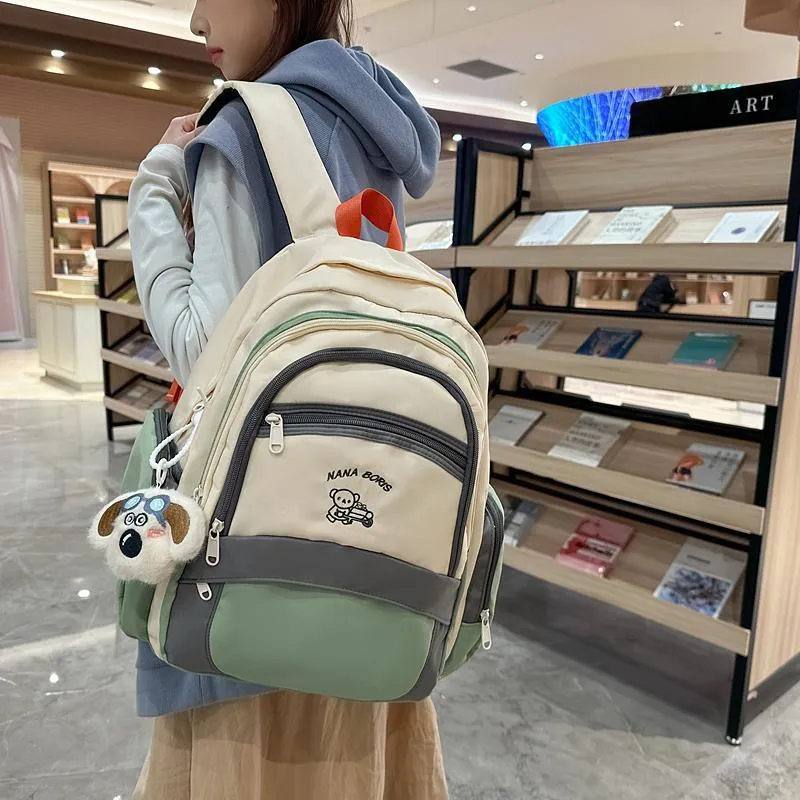 Debecca Nylon Backpack Unisex Multicolor-11