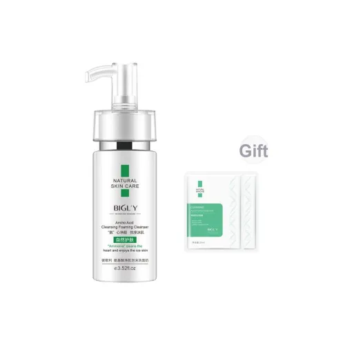 BIGLY Amino Acid Очищающая Пена для Умывания Глубокое Очищение Контроль Жирности Борьба с АКНЕ Увлажнение