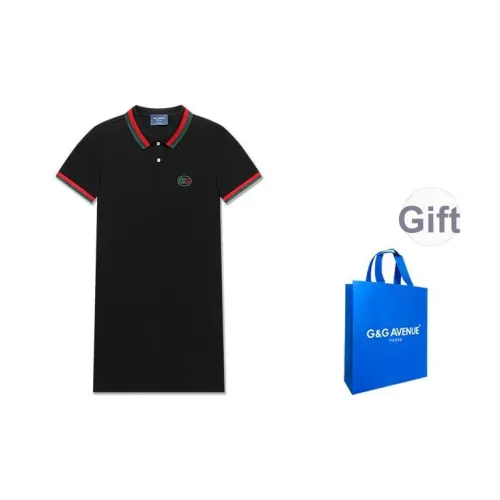 G G AVENUE Женские Короткие Платья с Короткими Рукавами