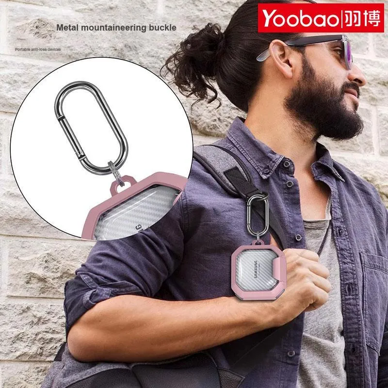Yoobao Compatibility With Samsung Buds FE, Buds2, And Buds2 Pro. Headphone Set Lock Stands Headphone Cases-7