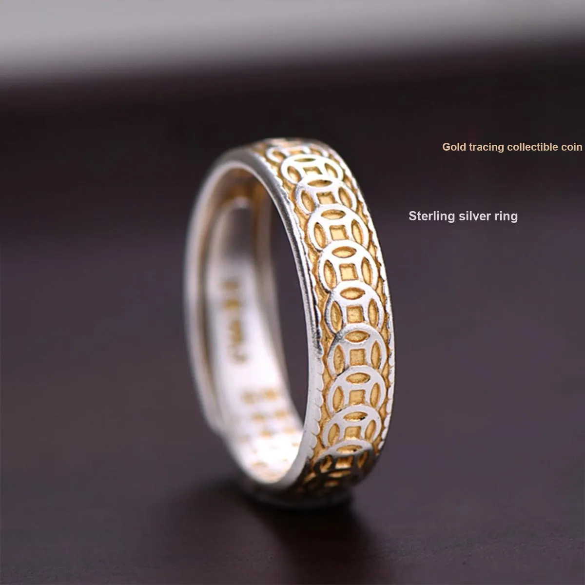 QINGAI Серебряные Кольца Унисекс