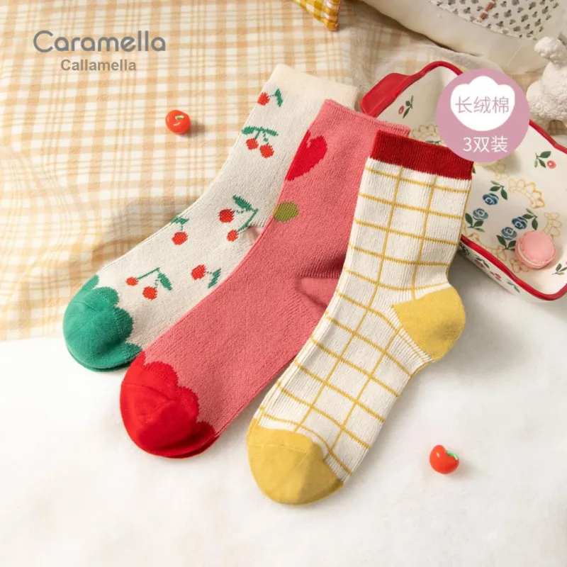 Caramella Women's Mid Calf Socks-4
