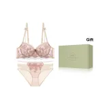Ultra-Thin Style-Pink Purple[Bra+Underpants]