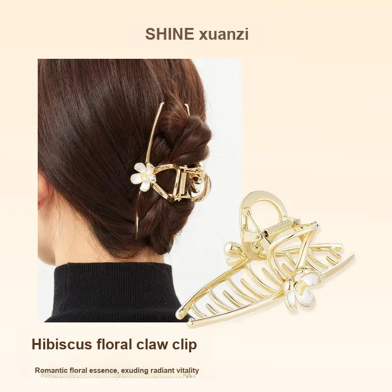 SHINE Alloy With Copper And Zircon Hair Clips Women's-4