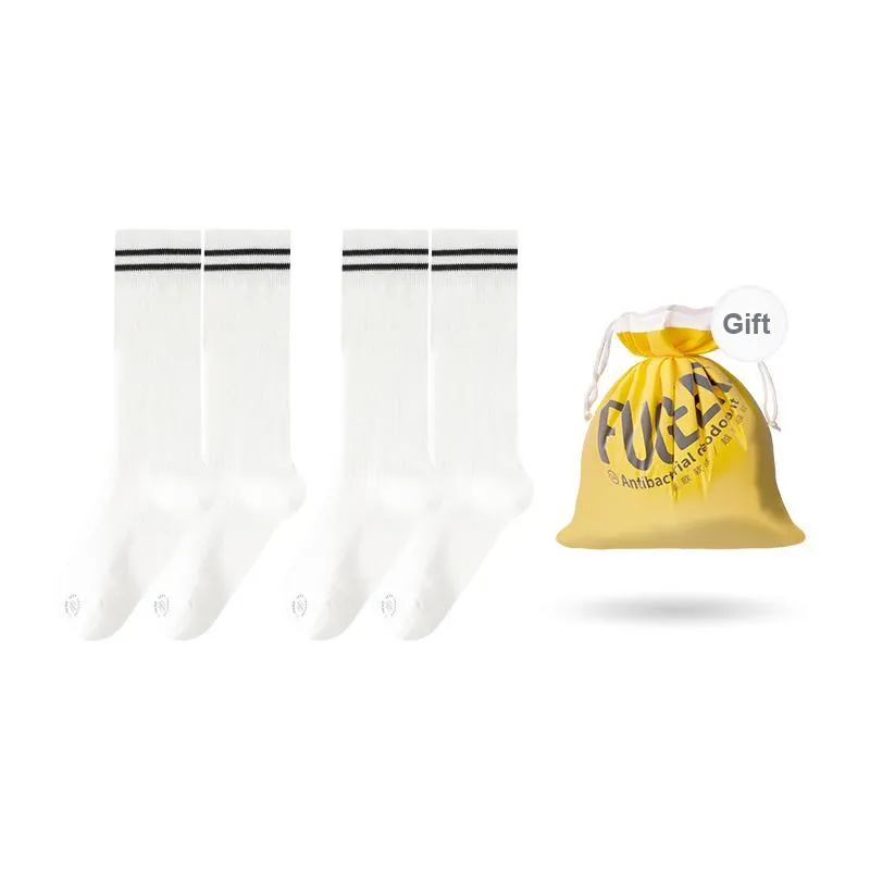 FUGEER Knee High Socks Women's Combo Set-24