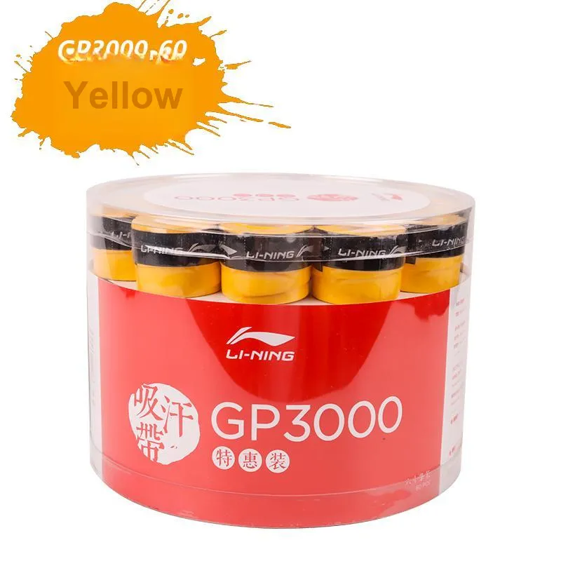 LiNing Badminton Grip Tape Polyurethane Thin GP3000 10 Pack-4