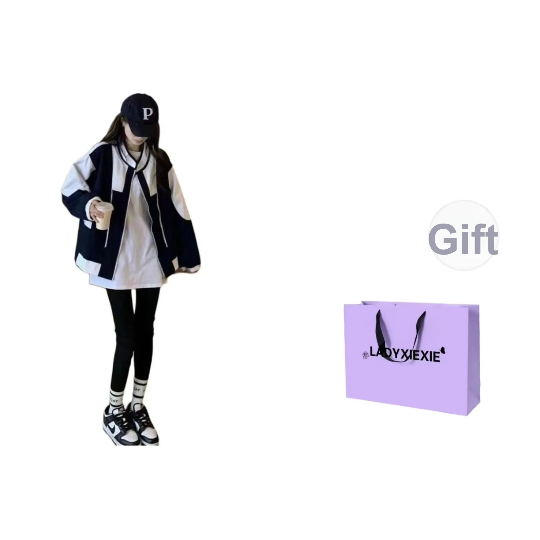 LADYXIEXIE Темно-синие унисекс куртки