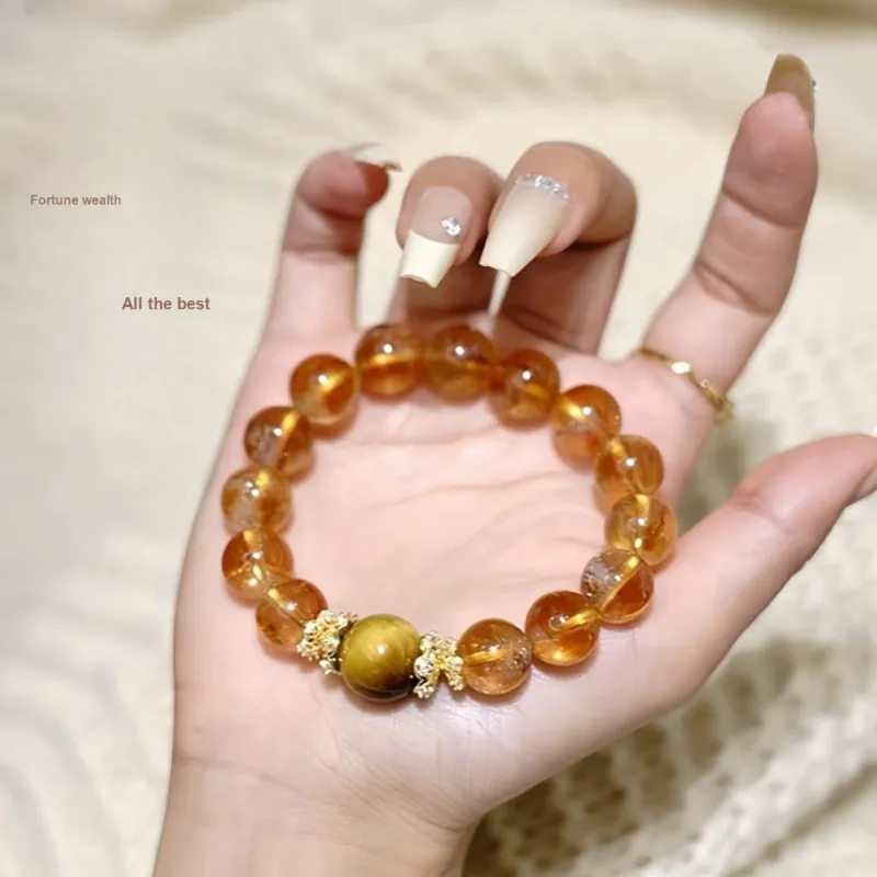 Stone On The Line Crystal Jade Bracelets Unisex-4
