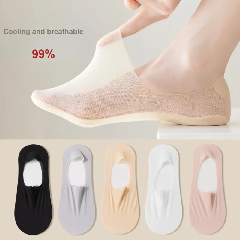 MIIOW No Show Socks Women's 5 Pack-1