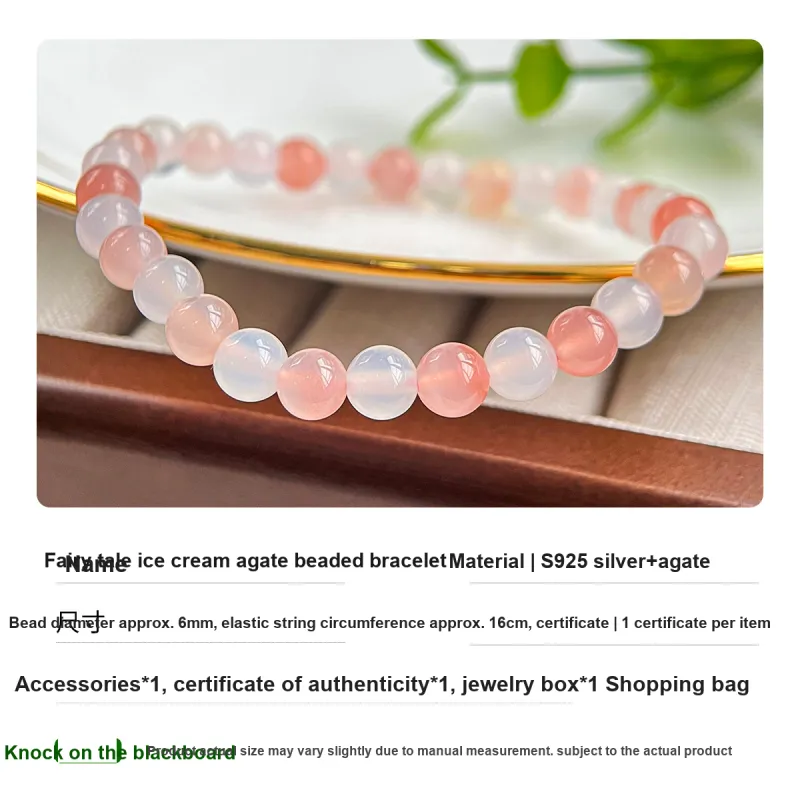 Oriental Jade Agate Bracelets Women's-3
