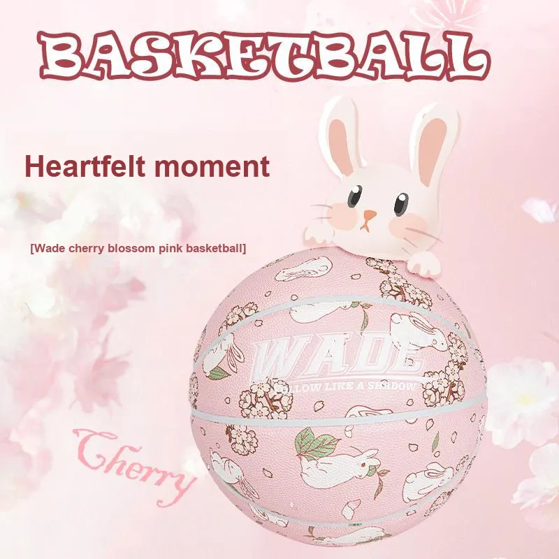 WADE PU Basketball Pink Size 7 Match Unisex-2
