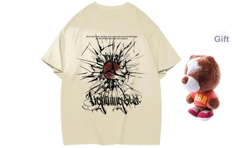 LIGHTNING BEAR T Shirts Unisex-16