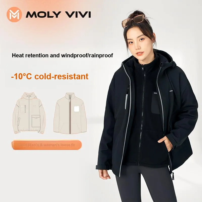 MOLY VIVI Soft Shell Coat Unisex-2