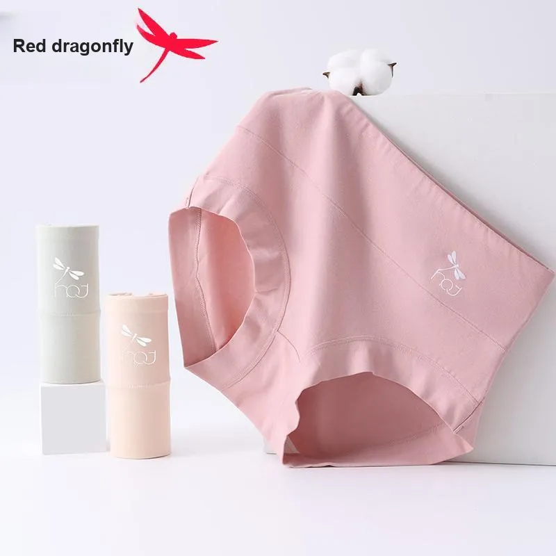 RED DRAGONFLY Cotton Panties Women's Gift Box Set Of 4-8