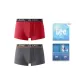 Dark Gray+Red (Box, 2 Pack)