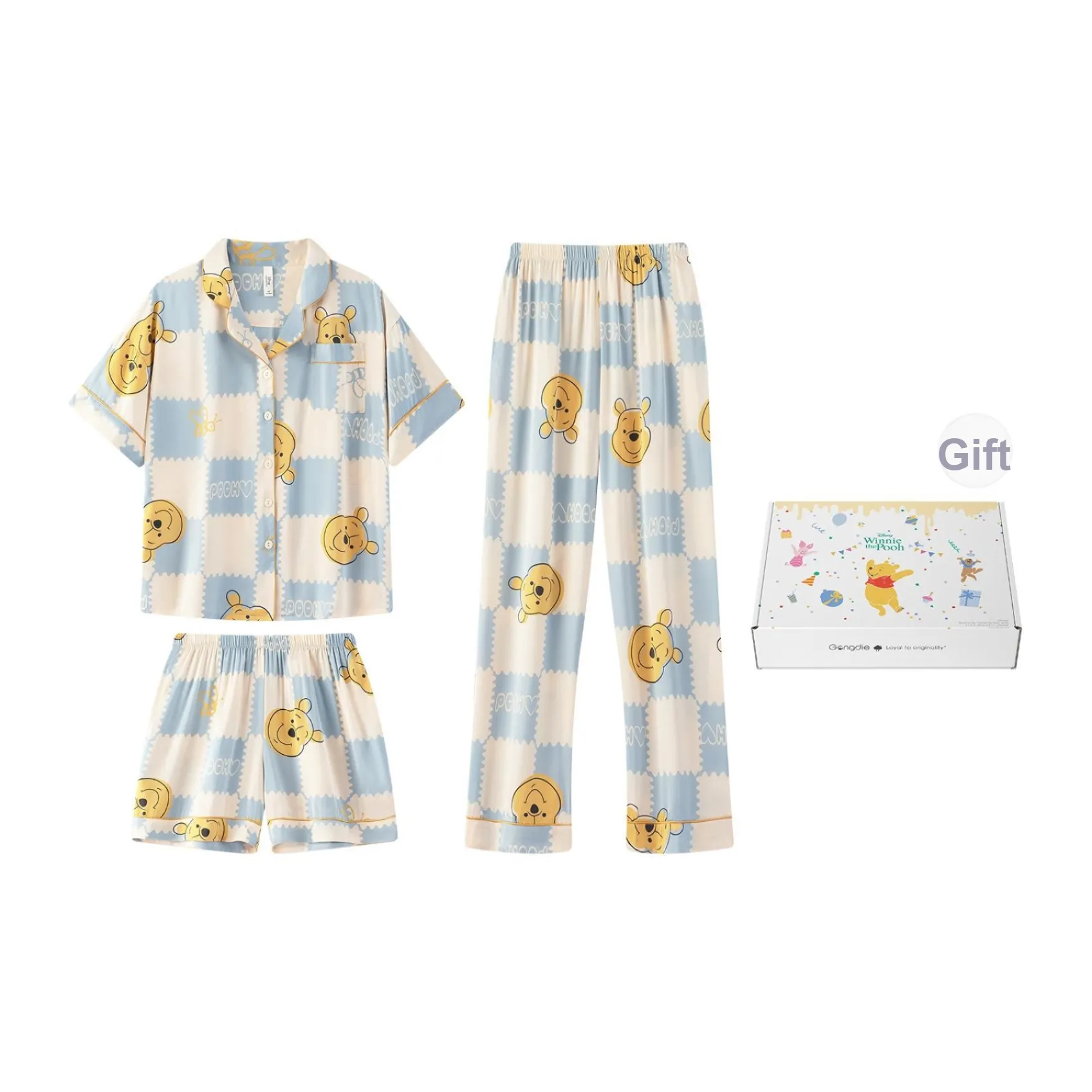 Gongdie X Disney Пижамный комплект для женщин набор в подарочной коробке
