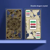 Mahjong Gift Box Set | Double Dragon Crystal Transparent