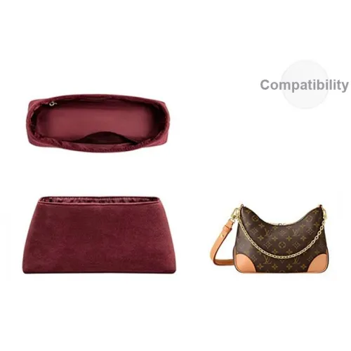 Jingxi Оригинальный Fleece Сумка Аксессуар Женский Бордовый