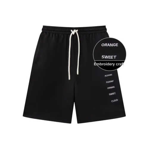 GXXX Черные Унисекс Повседневные шорты