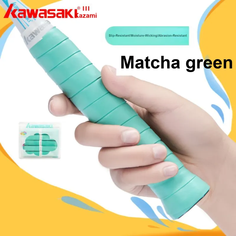 Kawasaki Badminton Grip Tape PU Polyurethane Tennis Racket Badminton Racket Thin 5 Pack-3