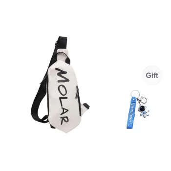 GOBLIN SHARKS 1759 Nylon Sling Bag Unisex White/Black/Gray/Green/Planet Black/Planet White