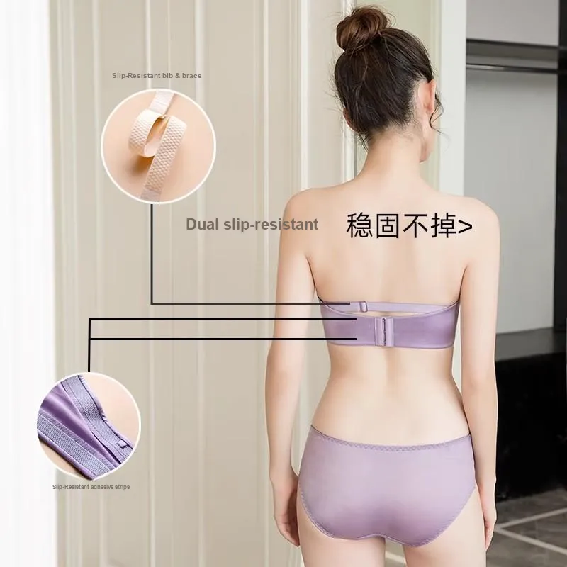 Yilun Beauty Strapless Bra Women's-5