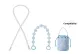 [Clothing Sets]Pearl Crossbody 90cm+Cartoon Decorative Chain