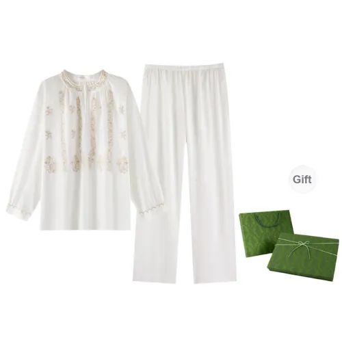 ZumashL Luxury Designer Series Pajama Set Women's Gift Box Set Australian White Pearl