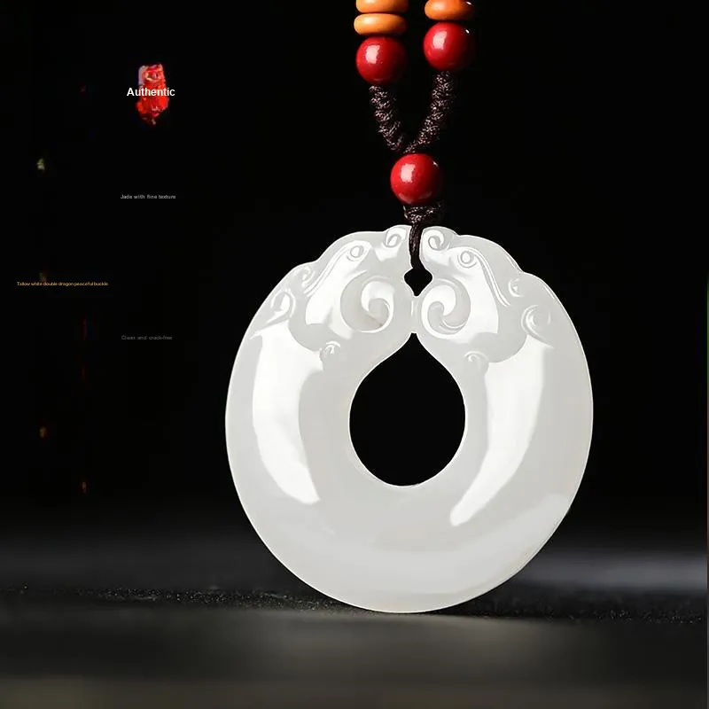 KUNYUYAO Pendants Pale Greenish White Jade Unisex-39
