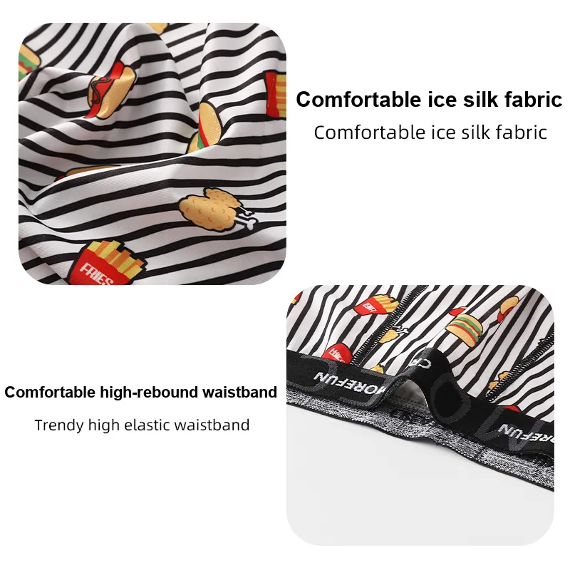 Qiao Ni Tong Underpants Men's 3 Pack-2