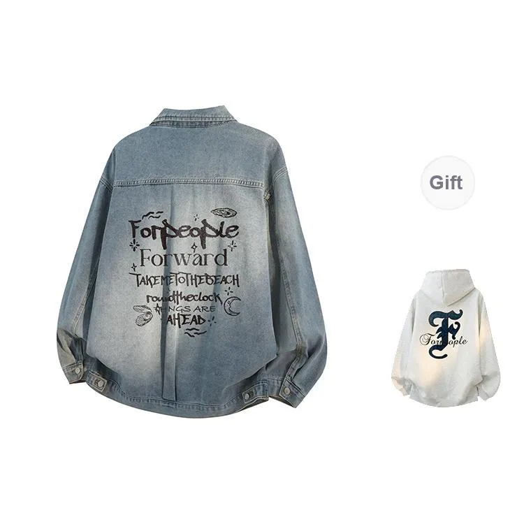 FAX FOR FMACM Denim Jacket Unisex-17