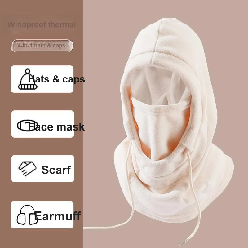 JIEKAI Riding Equipment Pullover Face Masks Unisex Black Pink Ecru-7
