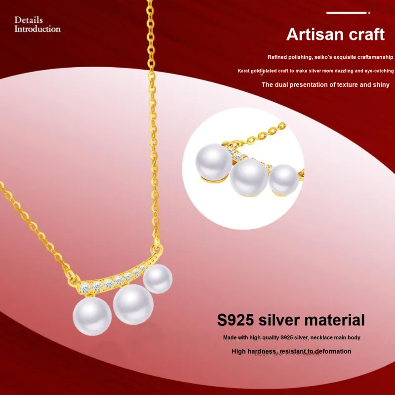 LAOMIAO Pearl Necklaces Women's-5