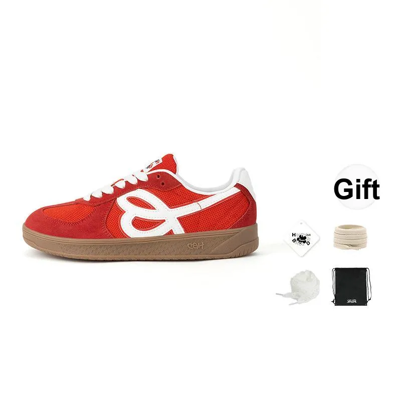 Happy Birds Day X WE FLOWER Skateboard Shoes Unisex Low Top White