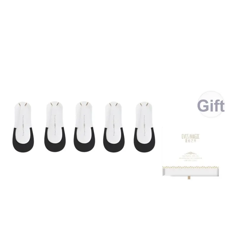 XIA.WA.ZHI.XIU No Show Socks Women's Box 5 Pack-24