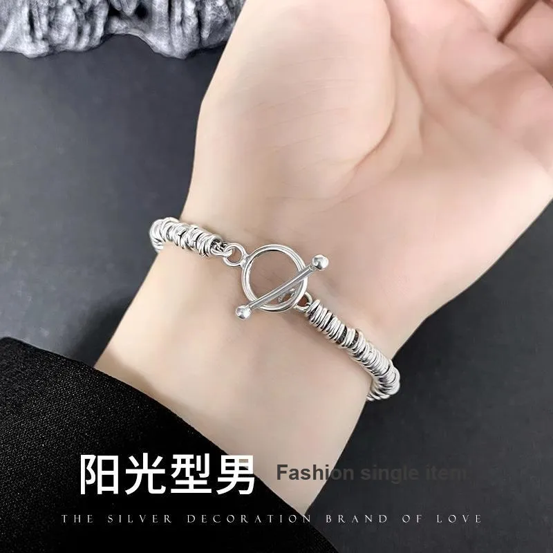 COISE S925 Silver Bracelets Men's-4