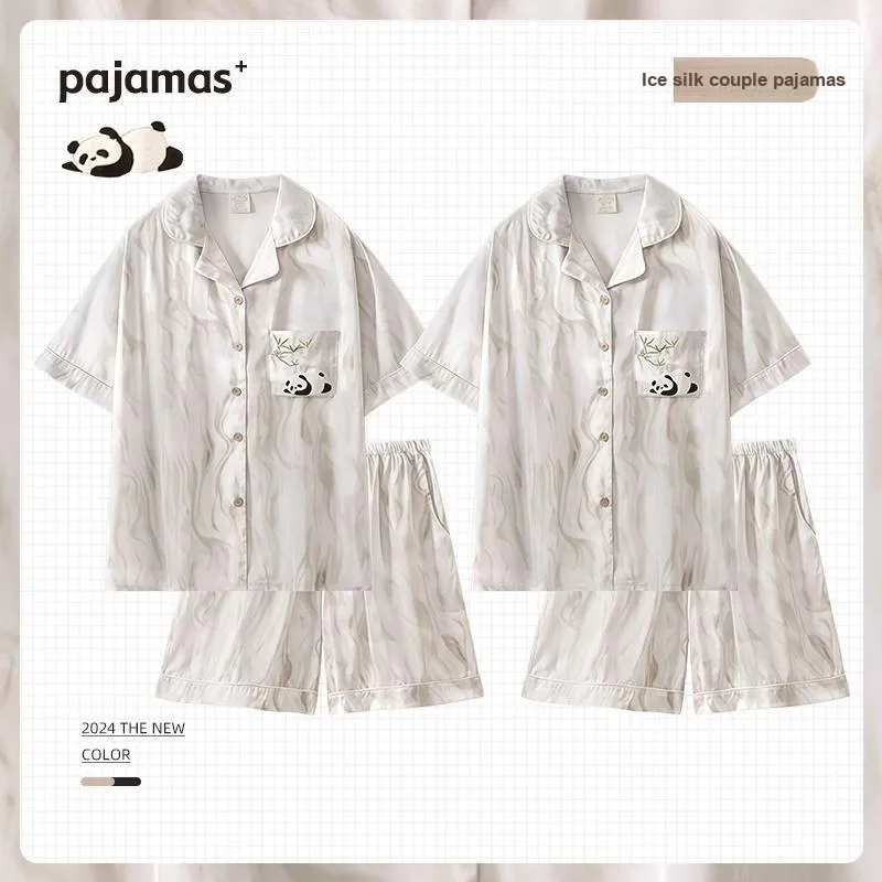 O'MESIK Pajama Set Unisex Iridescent White-1