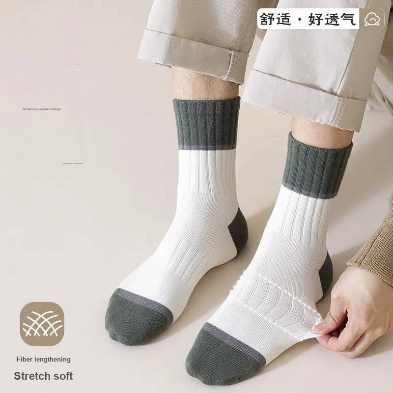 Yalu Mid Calf Socks Men's 3 Pack-6