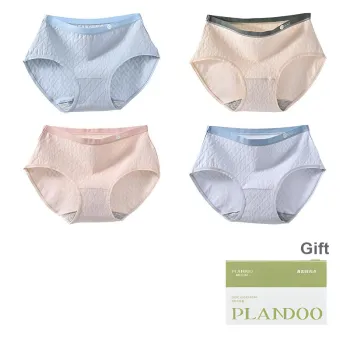 PLANDOO Underpants Women's Shopping Bag 4 Pack