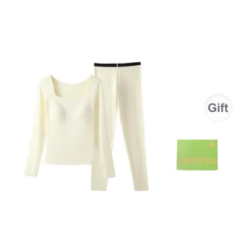 JUNEROSE Thermal Set Gift Box Set Women's Milk White