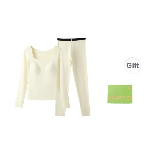 JUNEROSE Thermal Set Gift Box Set Women's Milk White