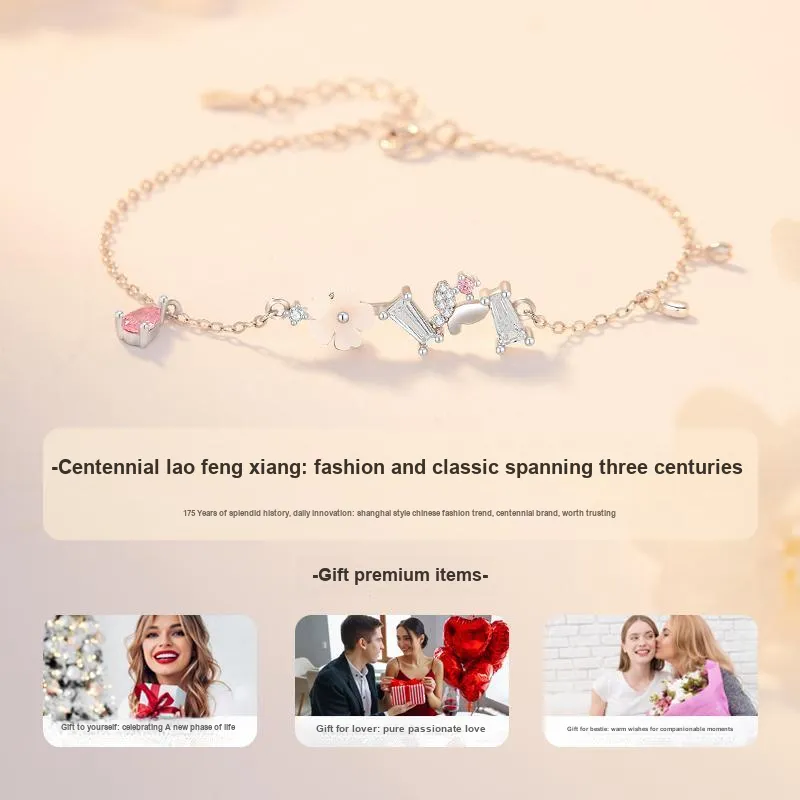 Branded Jewelry S925 Silver Bracelets Women's-4